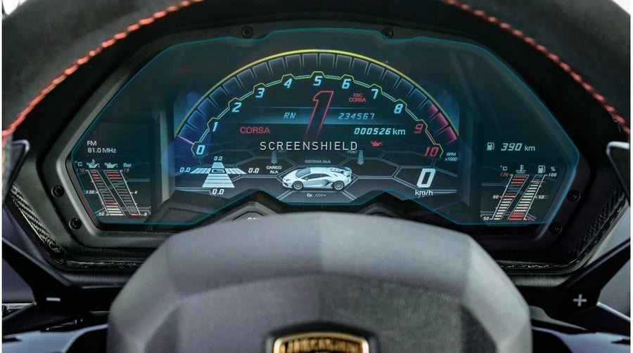 Folie de protecție ceasuri digitale LAMBORGHINI AVENTADOR - 13.8“