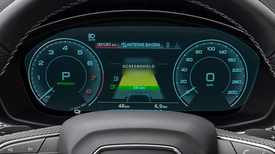 Folie de protecție ceasuri digitale AUDI Q5 / SQ5 - 12“