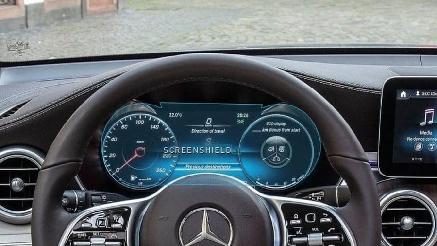 Folie de protecție ceasuri digitale MERCEDES BENZ C - 12.1“