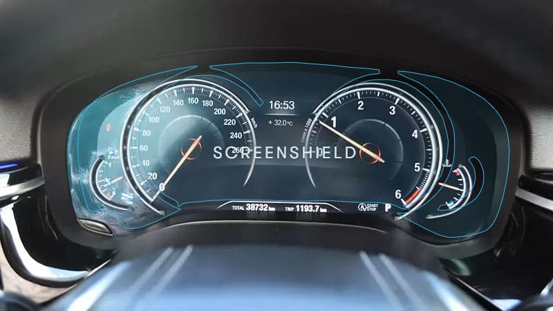 BMW 5 / M5 panoul de bord 14.6″ Image 1 - ScreenShield blur și watermark