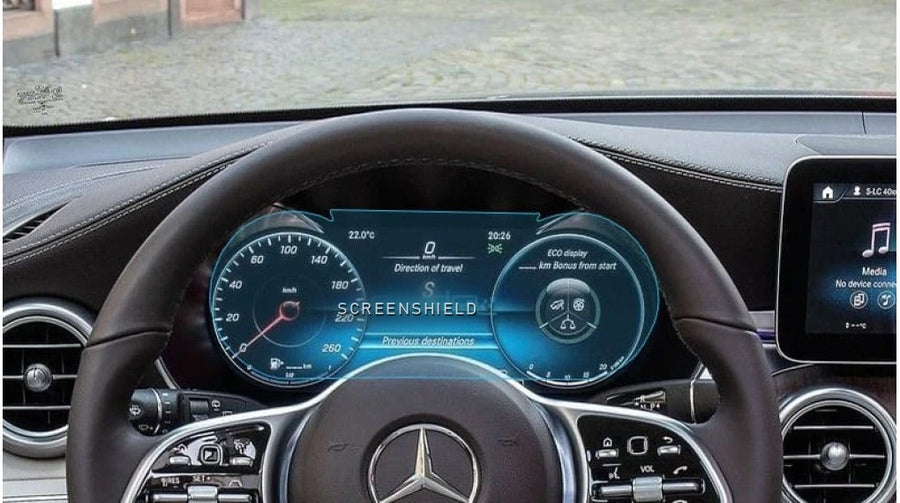 Folie de protecție ceasuri digitale MERCEDES BENZ GLC - 12.1“