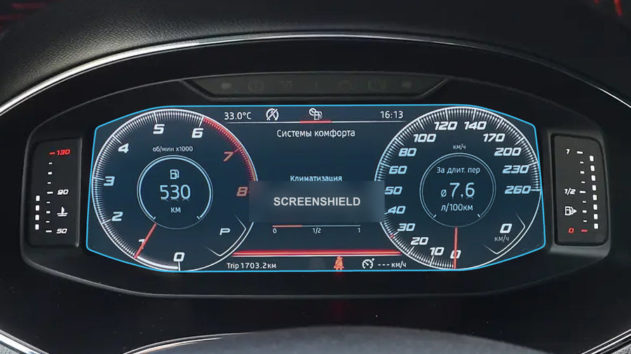 Folie de protecție ceasuri digitale SEAT ARONA - 9.9“