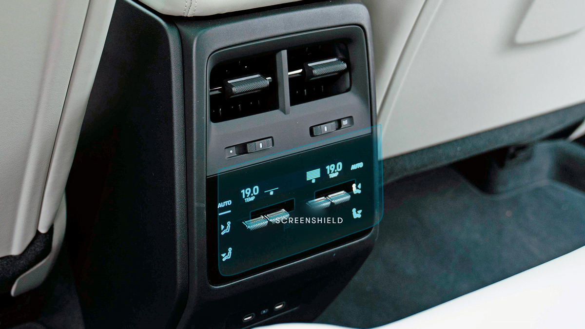 PORSCHE MACAN ELECTRIC controlul climatizării din spate 7.7″ Image 1 - ScreenShield blur și watermark