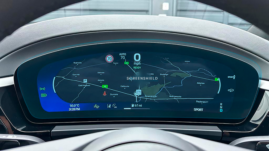 Folie de protecție ceasuri digitale PORSCHE MACAN ELECTRIC - 15.2“