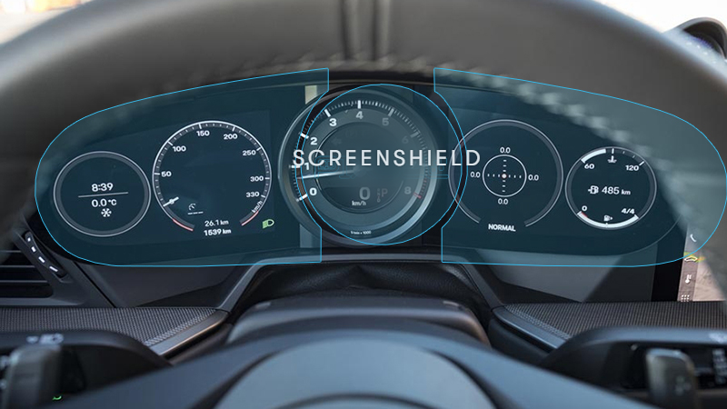 PORSCHE 911 panoul de bord 18.1″ Image 1 - ScreenShield blur și watermark