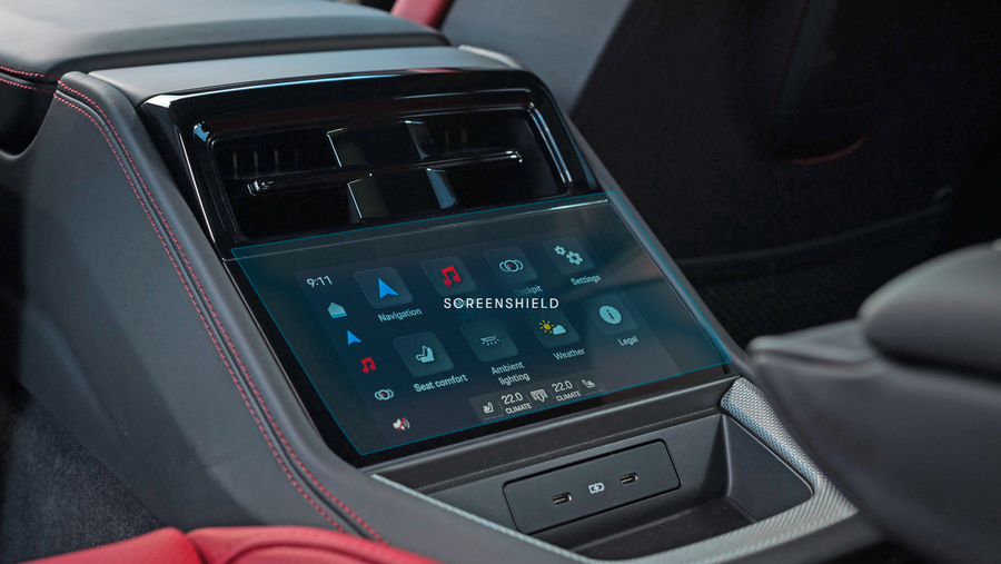 Folie de protecție control climatizare spate PORSCHE PANAMERA - 9“