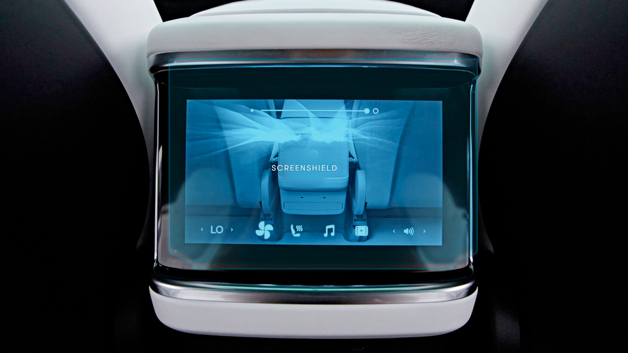 Folie de protecție display spate TESLA MODEL X PLAID - 10.1“
