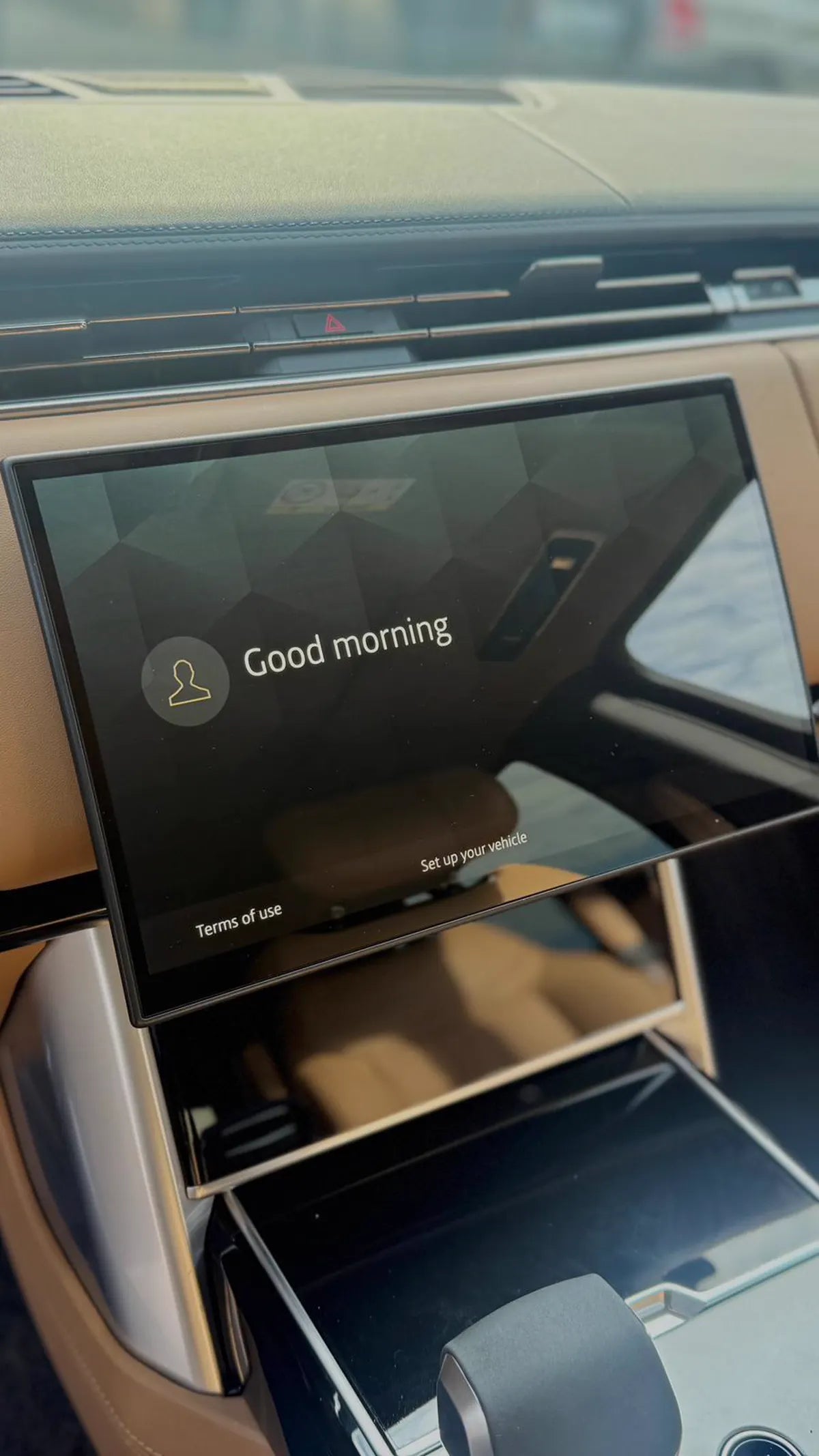 ScreenShield montat pe Range Rover